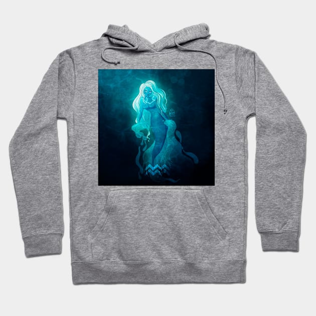 Aquarius Hoodie by lisaspiral